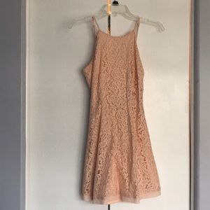 Blush mini dress- small